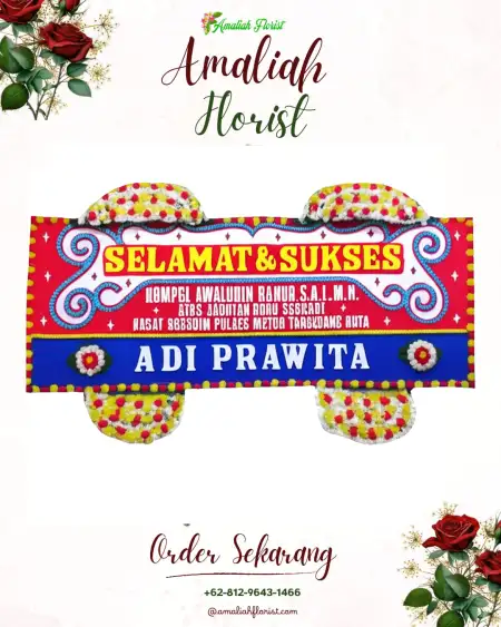 Papan Bunga Ucapan Selamat Semula Jadi